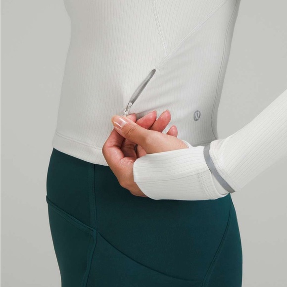 Lululemon Ribbed Rulu Half-Zip - Picture 3 of 8